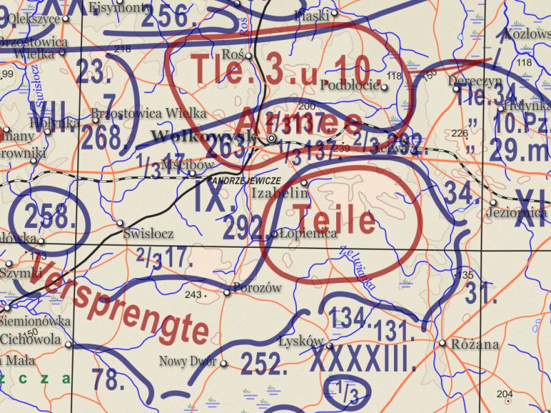 Ситуационная карта на 29 июня 1941 года